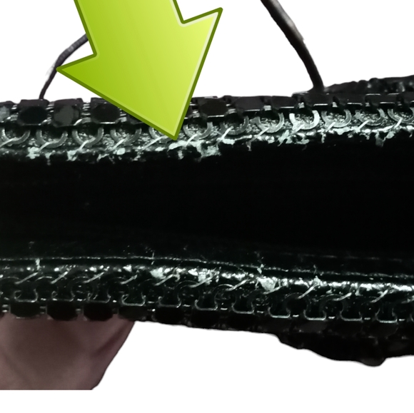 Vintage Black Metal Mesh Small shoulder Evening Purse - Picture 5 of 6